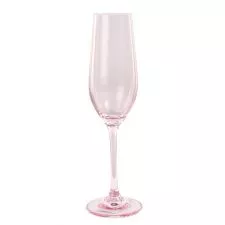 Roze staklena čaša 235 ml  - 0