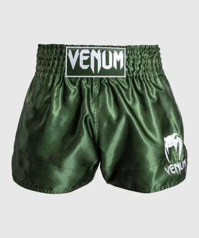 Venum Classic Muay Thai Šorc Khaki/Beli M - 0