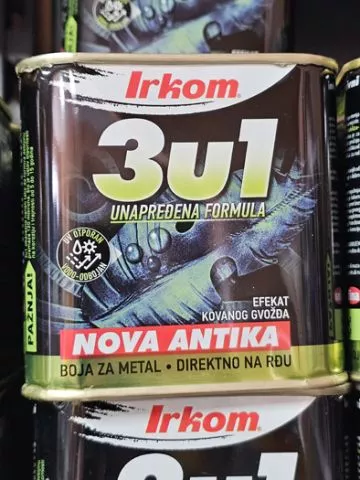 IRKOM 3u1 NOVA ANTIKA Boja za metal - 1