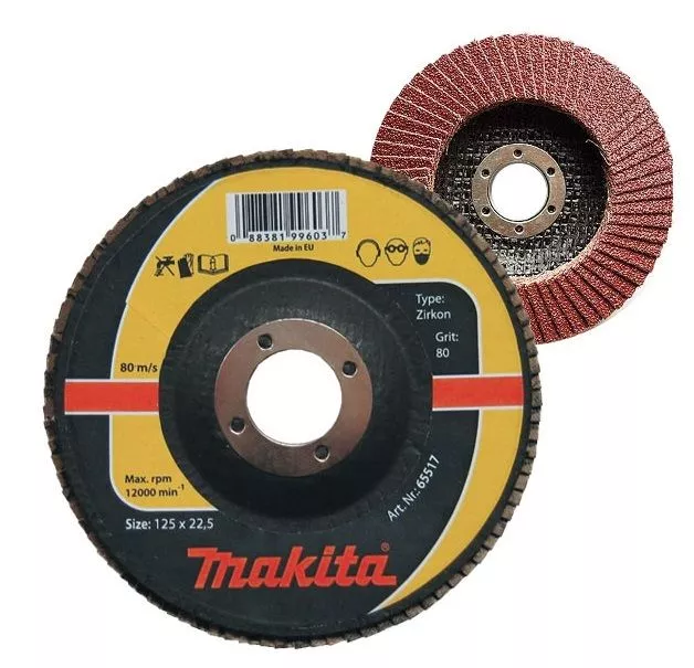 Makita - Lamelni disk 180mm G120 za nerđajuće čelike - cirkon aluminijum P-65604 - 0