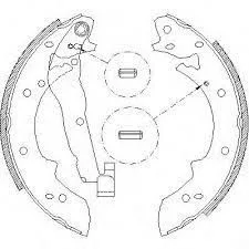 Paknovi RENAULT 21-PEUGEOT 405 -1996, 228x41mm ROAD HOUSE   - 0