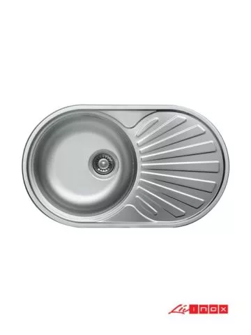 Ugradna sudopera Livinox EC 165 inox ø90 74x44cm - 0