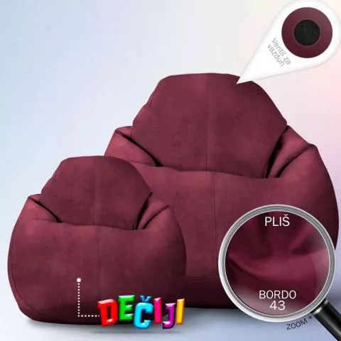 DEČIJI MINI LAZY BAG MEBL ŠTOF - 11