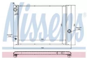 Hladnjak BMW E63 NISSENS   - 0