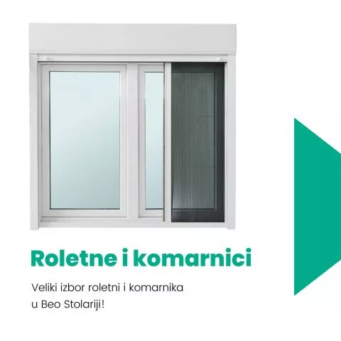 Dvokrilni PVC prozor sa lažnom prečkom Beoline Standard 1600 mm x 1400 mm - 1