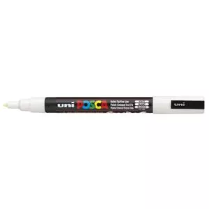 Uni marker Posca PC-3m beli 21042-7 - 0