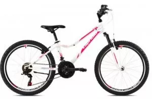 Bicikl dečiji MTB Capriolo Diavolo DX 400 FS 24" belo pink - 0