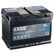 Akumulator EXIDE 12V 77Ah 760A PREMIUM desno+ - 0