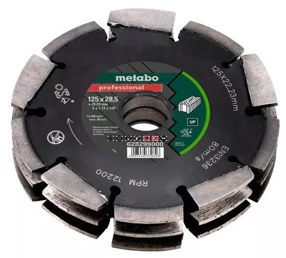 Metabo - Dijamantski (vodoinstalaterski) disk Dia-CD3, 125x28.5x22.23mm, "professional", 