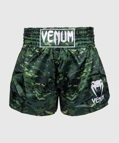 Venum Classic Muay Thai Šorc Zeleno Kamuflažni M - 0