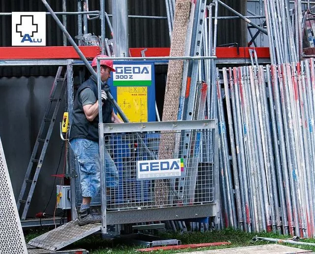 Geda lift za transport materijala sa zupčastom štanglom - 200 Z, 300 Z, 500 Z, 500 Z DUO - 3