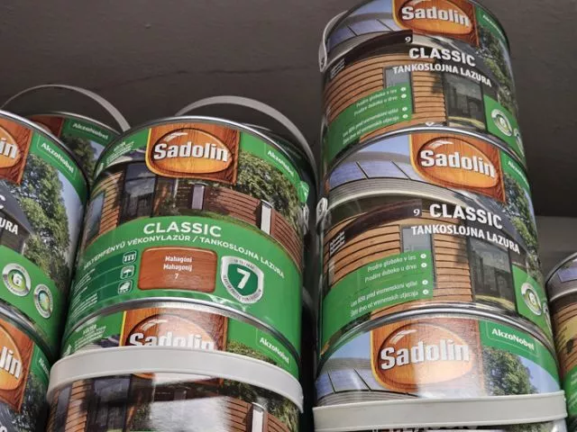 TANKOSLOJNA LAZURA - Classic Sadolin - 0