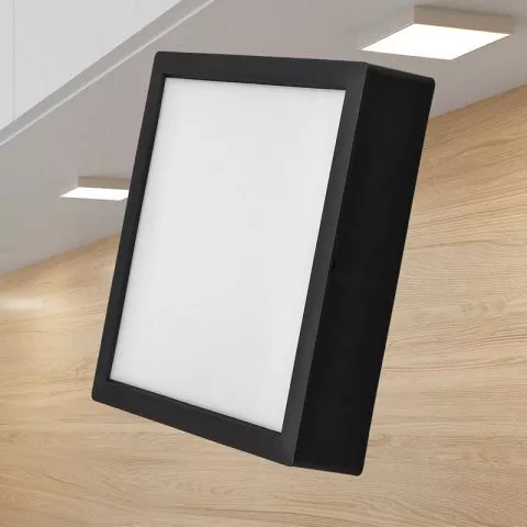 Led panel 24W nadgradni 6500K BLK kvadratni - 0