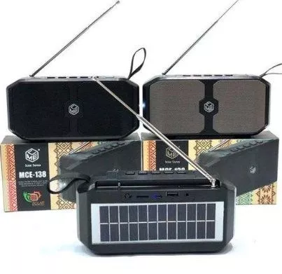 Solarni multifunkcionalni bluetooth radio zvučnik MCE-138 - 0