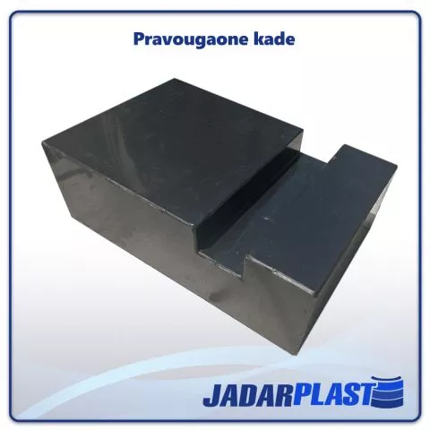 Pravougaone plastične kade - 0