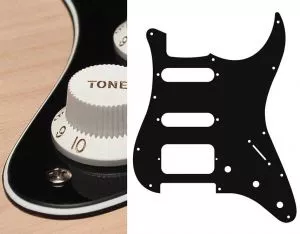 Boston ST-323-B Pickguard HSS za Stratocaster gitaru - 0