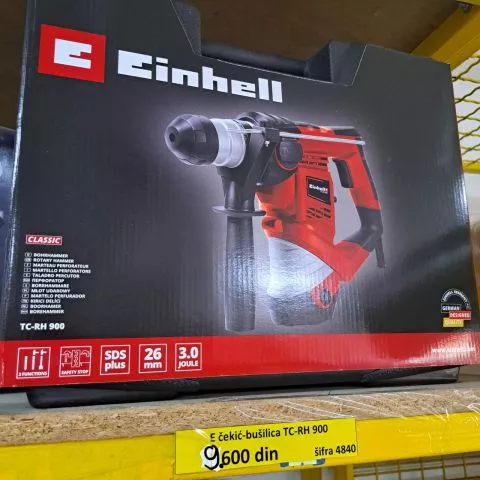 ELEKTRIČNA ČEKIĆ BUŠILICA TC-RH 900 Einhell - 0