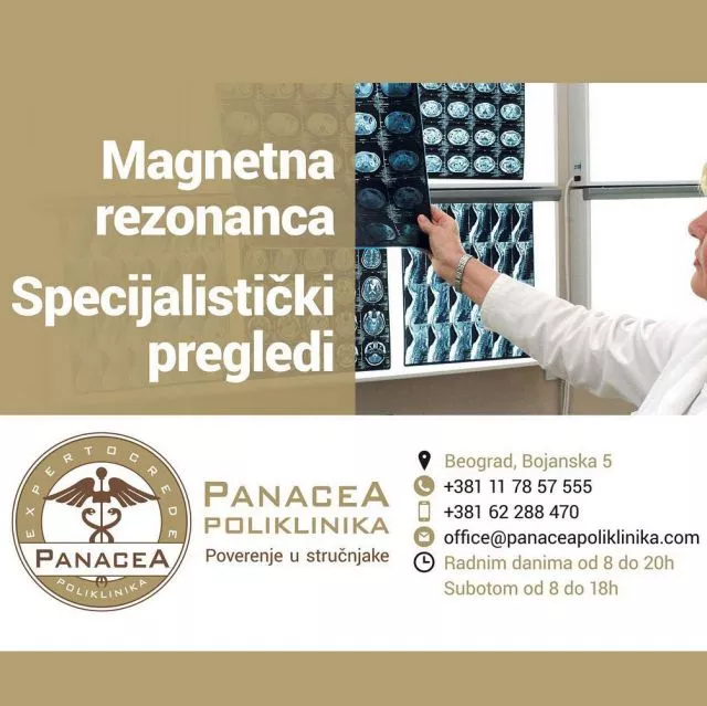 MR i Specijalistički pregleda - POLIKLINIKA PANACEA - 0