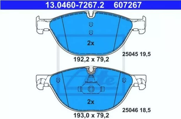 Prednje kočione pločice BMW F10 F11 F6 F12 BMW 1-2-4  - 0