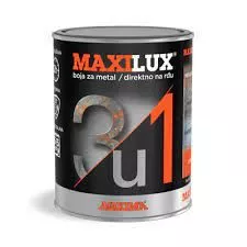 BOJA ZA METAL Maxima,Maxilux 3u1 Emajl 750 ml,Antracit - 0