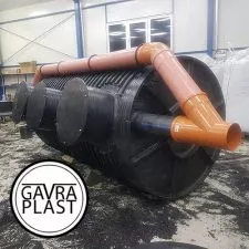 Separator 3m3 1.200 × 2.600 Priključne cevi Ø160 - 0