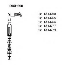 Kabalovi svećica VW GOLF 4 AGZ 1998-2000 BREMI   - 0