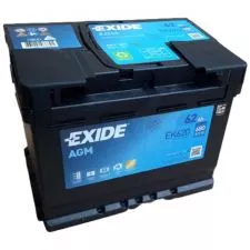 Start-Stop Akumulator EXIDE 12V 62Ah 680A AGM desno+ - 0