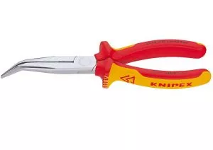 Knipex - Izolovana špic klešta kriva 200mm - 0