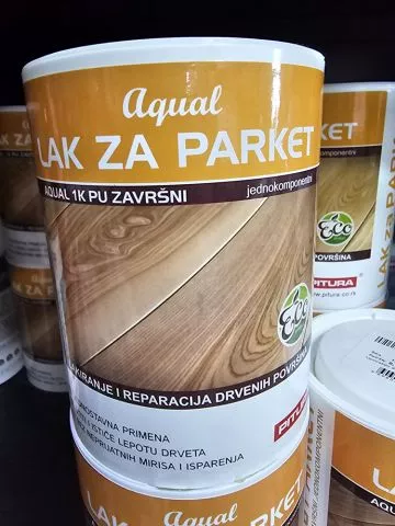 LAK ZA PARKET  - AQUAL 1K PU ZAVRŠNI  - 0