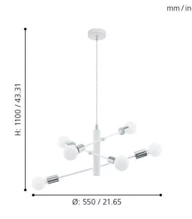 Gradoli visilica 98016 EGLO - 1