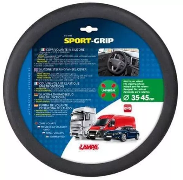 Obloga za volan U 34/51 cm – silikonska Sport-Grip – Lampa 32986 - 0