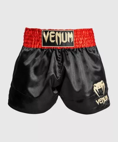 Venum Classic Muay Thai Šorc Crno/Crveno/Zlatni XL - 0