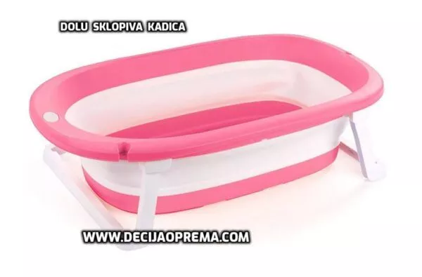 Dolu Sklopiva kadica za bebe Pink - 0