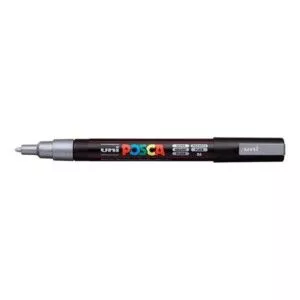 Uni marker Posca PC-3m silver 21042-4 - 0