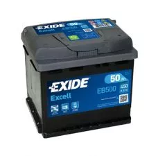 Akumulator EXIDE  12V 50Ah 450A EXCELL desno+ - 0