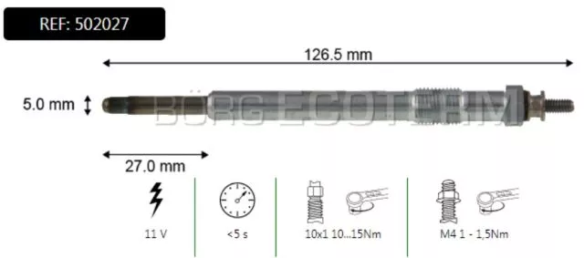 Grejač motora Opel Vectra B 2.0 DTL OMEGA 2.0 DI ASTRA G Borg  - 0