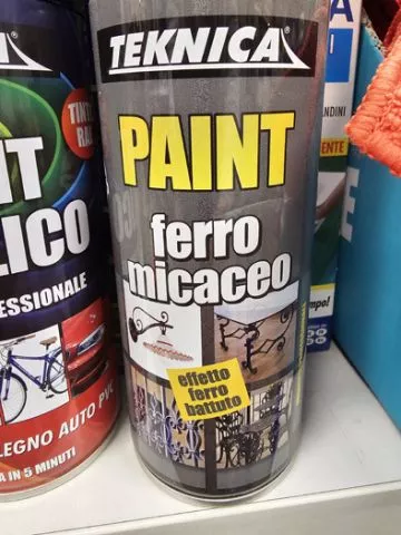 ANTIK BOJA U SPREJU - Ferro Micaceo Paint Teknica - 0