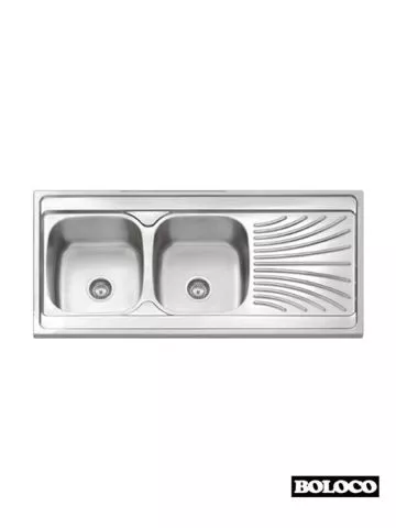 Nasadna sudopera Boloco BL 853 inox ø60 120x60cm - 0