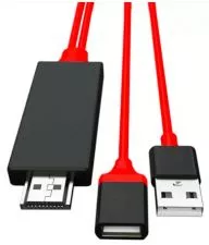 HDMI/HDTV kabl za povezivanje telefona i TV uređaja – Crveni - 0