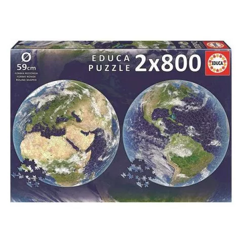 Puzzle 2x800 Educa planeta 50360-1 - 0