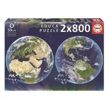 Puzzle 2x800 Educa planeta 50360-1 - 0