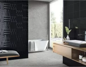 Keramičke pločice zidne Dutton Black Gloss PB 25×25  - 0