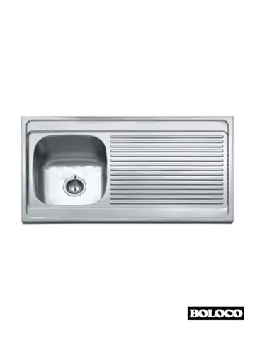 Nasadna sudopera Boloco BL 852 inox ø60 100x60cm - 0