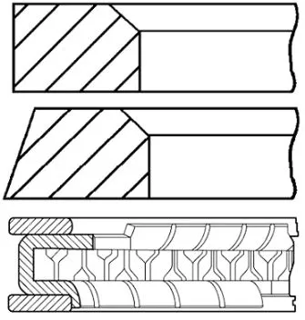 Karike 86,00 OPEL 1,5 X 1,5 X 3mm   - 0