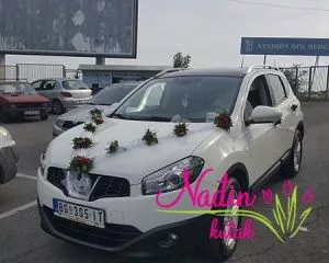 Cvetna aranžman za svadbeni auto - A043 - 0