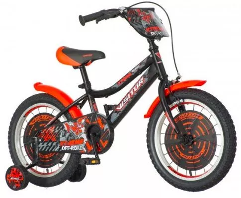 Dečiji bicikl Visitor XTREME crno crveni 16" - 0