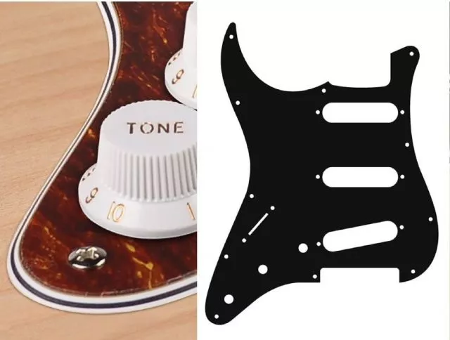 Boston SL-413-T Pickguard SSS za levoruku gitaru - 0