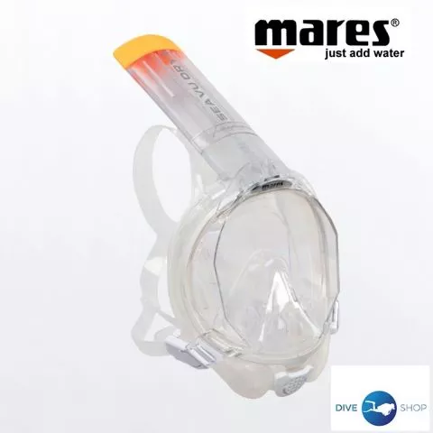 Mares Sea Vu dry + L/XL za odrasle providno -bela - 0