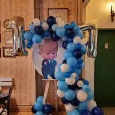 Dekoracija za rođendan Baby boss tabla sa balonima Ba139 - 0