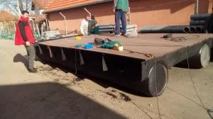 Plastični ponton Ø 1200 mm nosivost 565 kg / m - 0